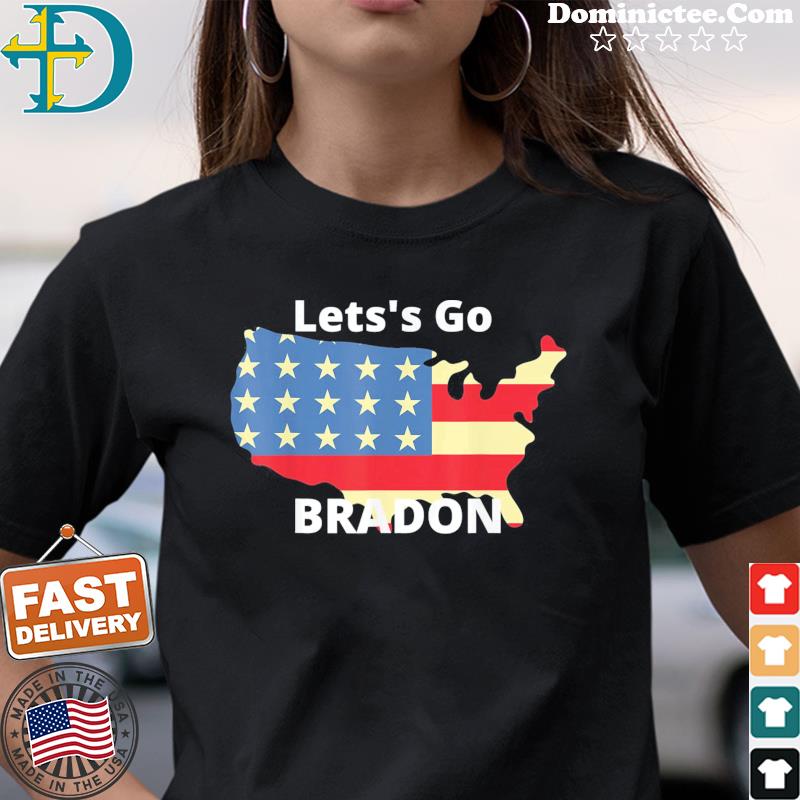 Lets Go Brandon Fake News Us Flag Tee Shirt Hoodie Sweater Long Sleeve And Tank Top